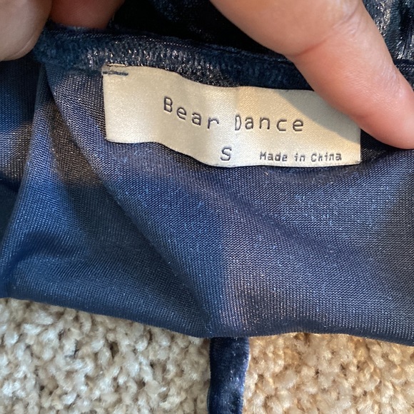 Velvet blue bodysuit - Picture 5 of 5